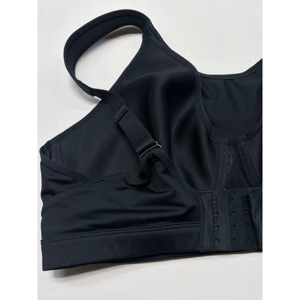 Brooks High Impact Sports Bra 38E Black Full Bust Supportive Running Bra - Picture 4 of 15